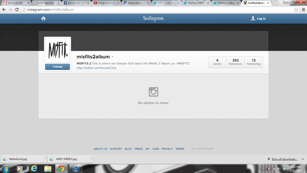 Social Club Misfits 2 Zip