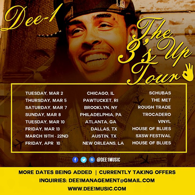 Dee-1 Tour Dates