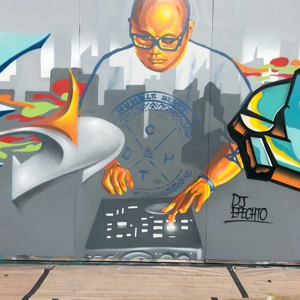 DJ Efechto Graffiti Portrait