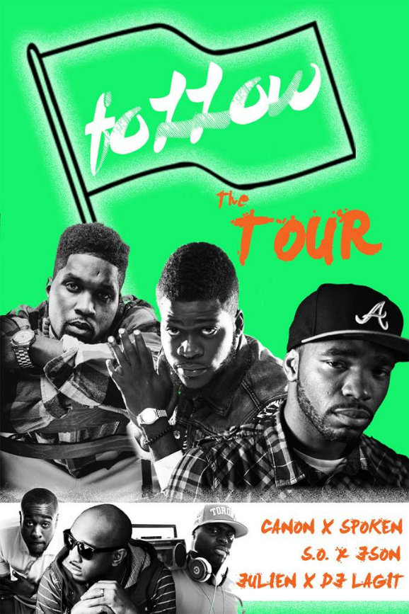 Canon, Json, S.O. & More To Headline “The Follow Tour”