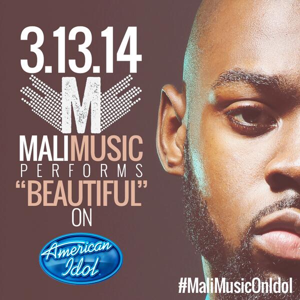 Mali Music To Perform “Beautiful” On American Idol