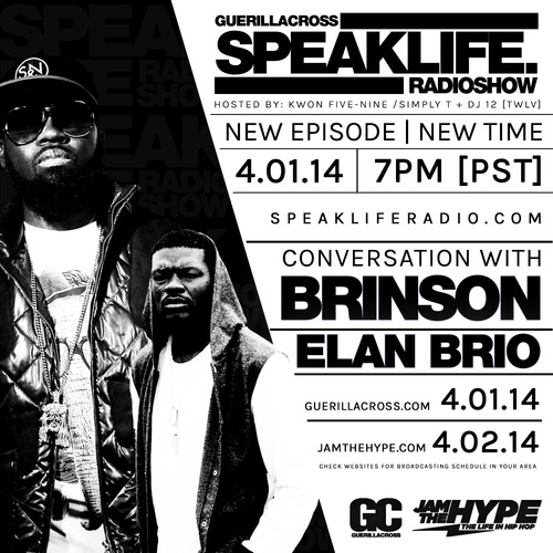 Guerilla Cross: SPEAKLIFE Radio: Conversation w/ Brinson + Elan Brio