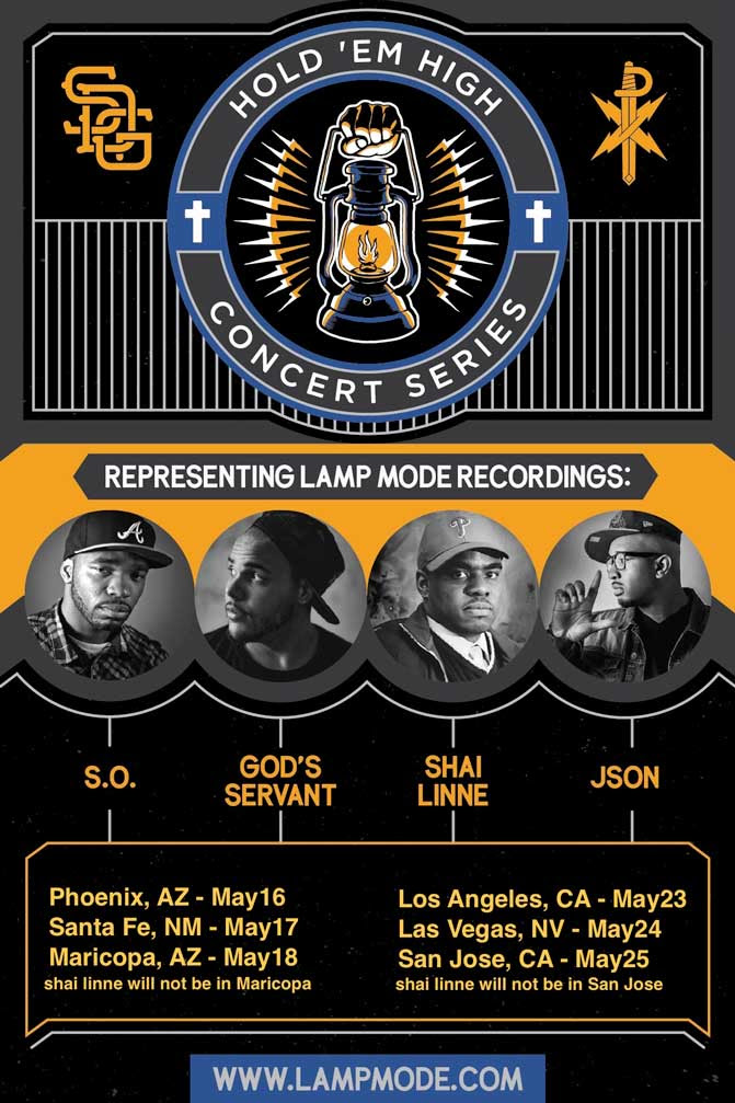 Lamp Mode Recordings “Hold ‘Em High Concert Series” Tour Dates