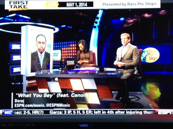 ESPN’s First Take Features Deraj “What You Say” Ft. Canon