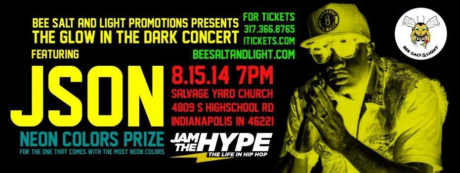 The Glow In The Dark Concert feat. Json – Indianapolis, IN (Friday, August 15)