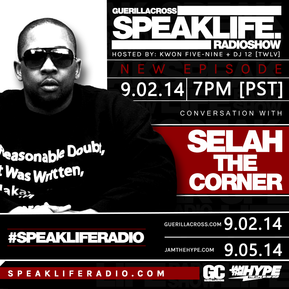 Guerilla Cross: SPEAKLIFE Radio: Conversation w/ Selah The Corner