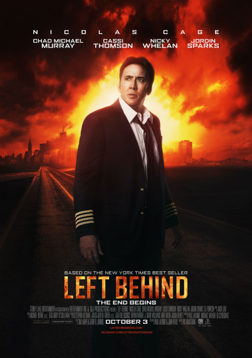 Left Behind, Starring Nicholas Cage, Opens As #1 Independent Film In The Nation