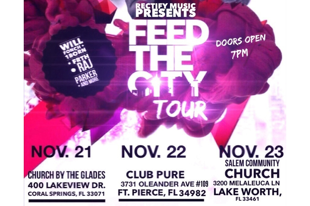 Rectify Music Presents: Feed The City Tour [November 21-23 – Various Cities In Florida]