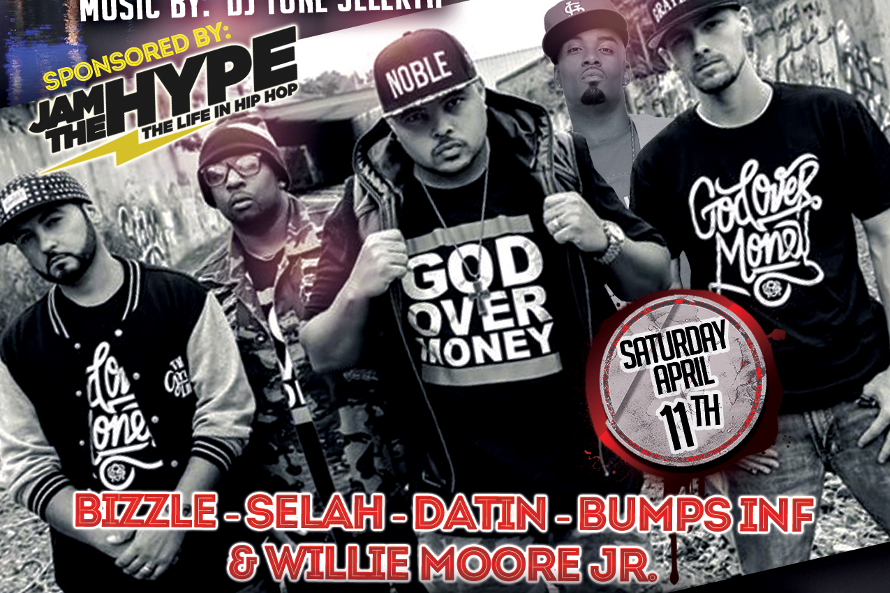 God Over Money Tour feat. Bizzle, Selah, Datin, Bumps INF, & Willie Moore Jr [Orlando – April 11]