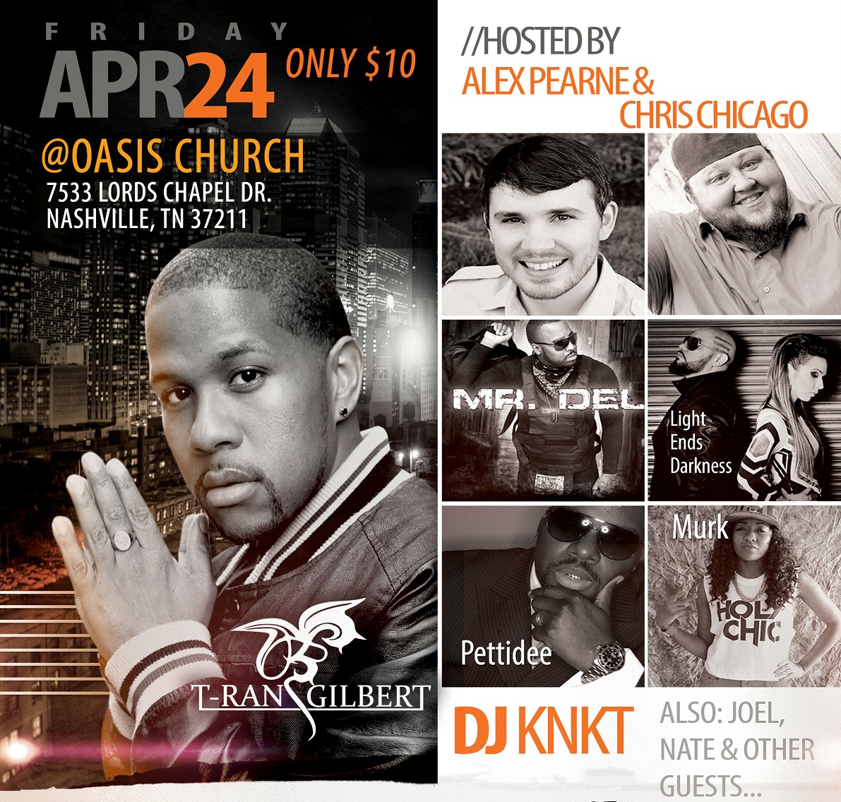 JTH Sponsor’s Oasis Night of Hip Hop and Worship