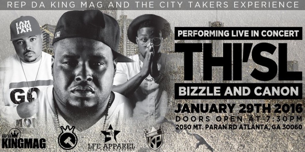 Live Stream! Bizzle, Thi’sl, & Canon Concert Friday 1/29 at 8pm Eastern