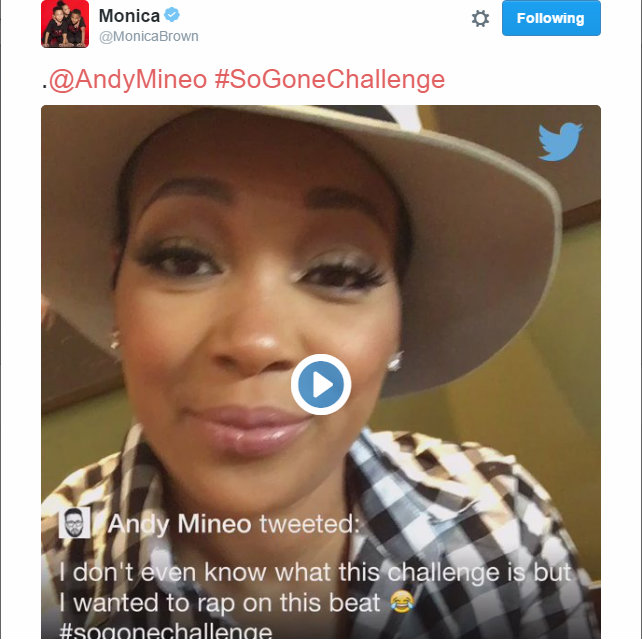 Monica Says Andy Mineo “Bodied” His #SoGoneChallenge Verse