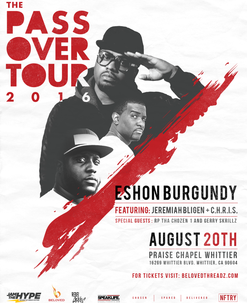 Eshon Burgundy – The Passover Tour On 8/20/16 In LA, California