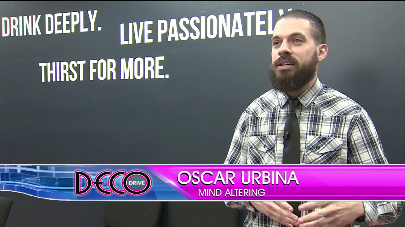 Rapper/Teacher Oscar Urbina Interviewed On Miami’s WSVN 7News’ Deco Drive