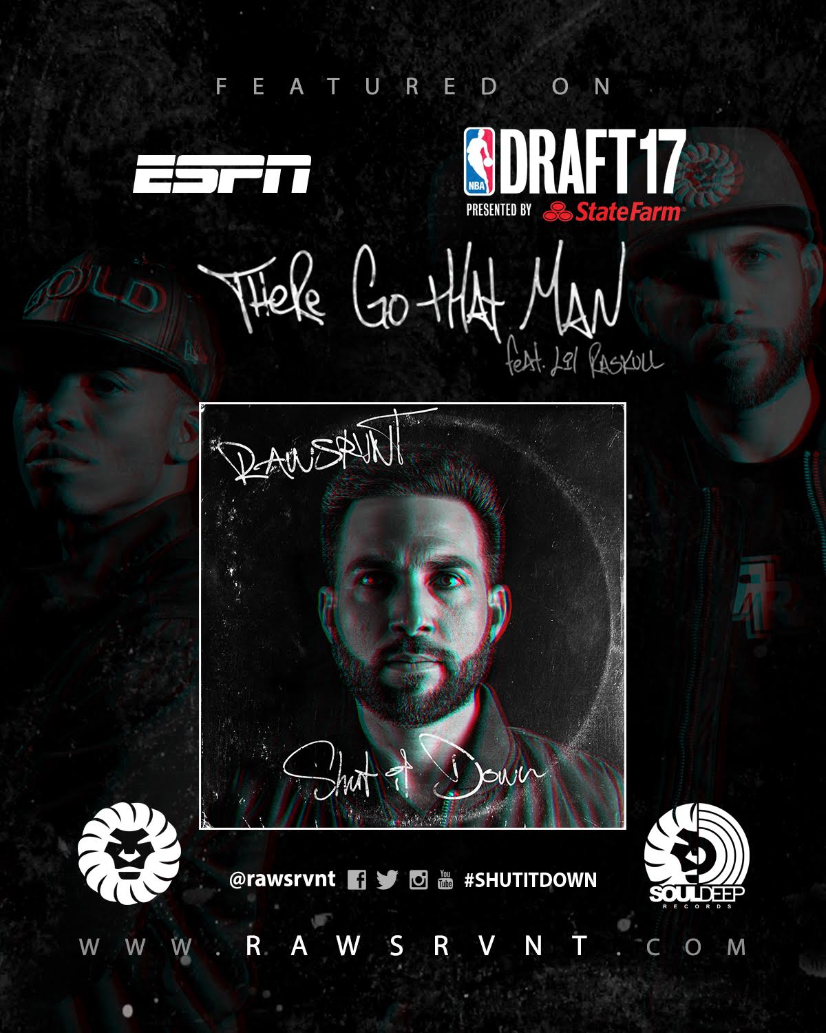 ESPN broadcast of NBA Draft to feature Rawsrvnt’s “There Go That Man”