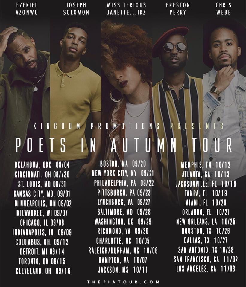 Poets in Autumn Tour Review